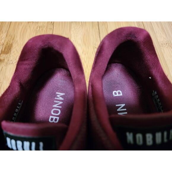 Nobull Sky Trainer Maroon Crossfit Sneakers Athletic Shoes  NOBULL Canvas Trainer Lace Up Crossfit Gym Shoes Men\'s 10 Women\'s 11.5 Burgundy